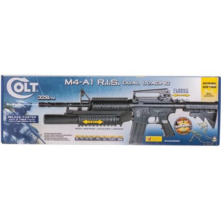 Colt M4A1 RIS Dual Loading Cybergun in Softair