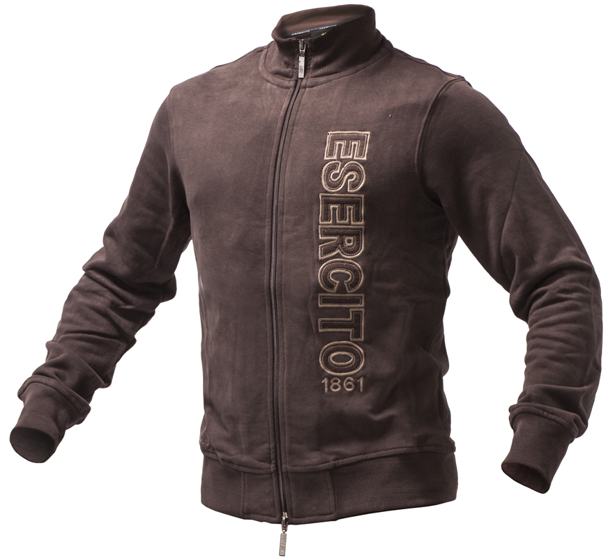 Felpa Esercito 1861 Marrone