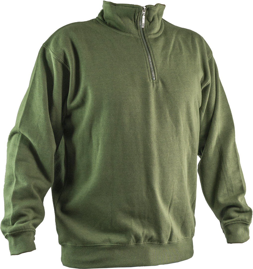 Felpa verde militare discount