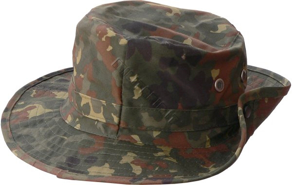 Esercito Bw Flecktarn Mimetico Boonie Hat Cap Maglia Esterno Estate - Foto 9