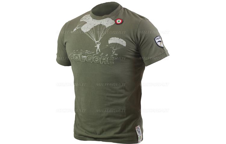  T-shirt Folgore Verde 