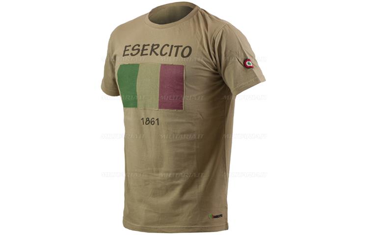  T-shirt Esercito Beige 