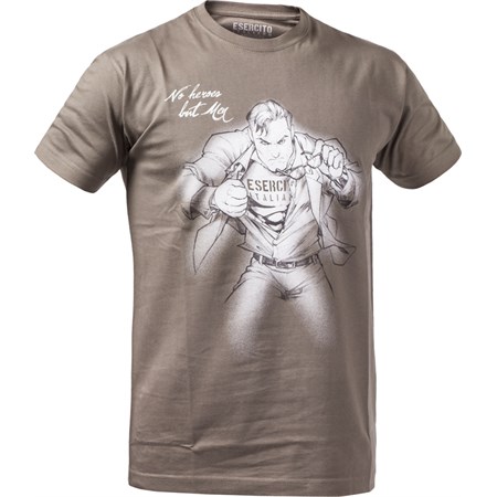 tshirt no hero but men od verde od