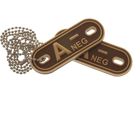 Piastrina a Negativo Brown Tan