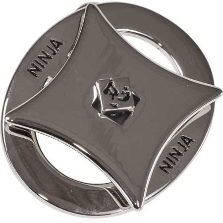 fibbia da cintura ninja chiara in metallo