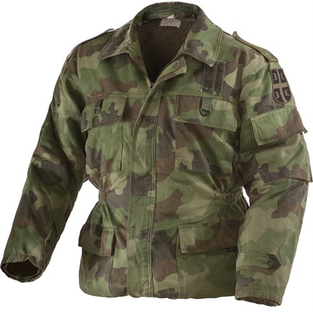Giacca Forze Armate della Serbia con Imbottitura