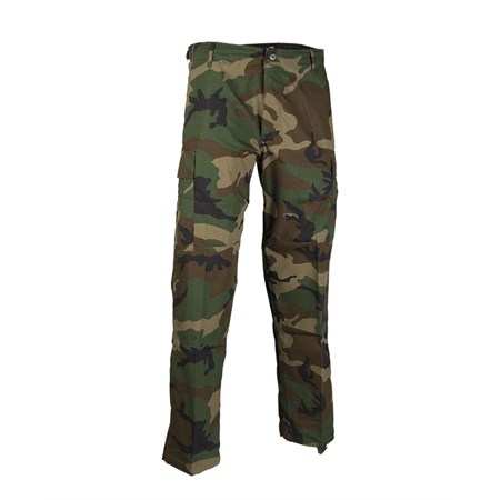 pantalone bdu woodland rip stop esercito americano