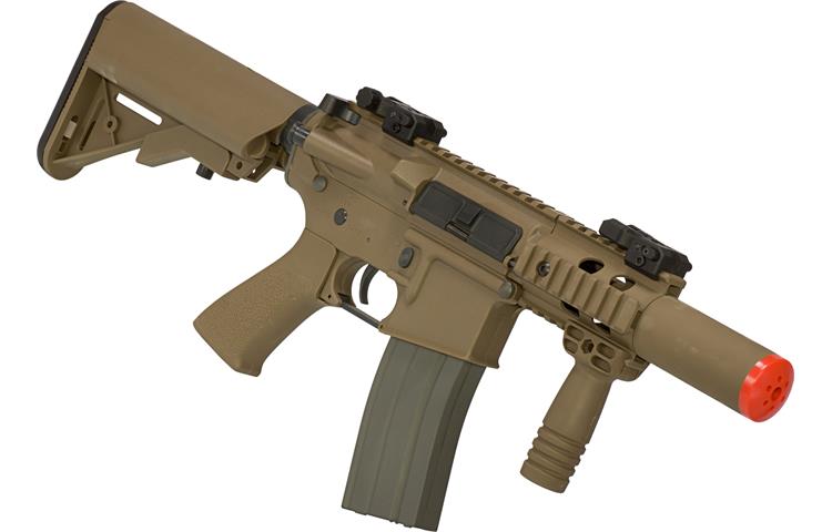  M4 Stubby RIS CQB Silencer Tan 