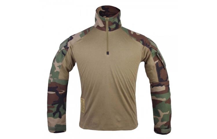  Combat Shirt Mimetica Woodland 