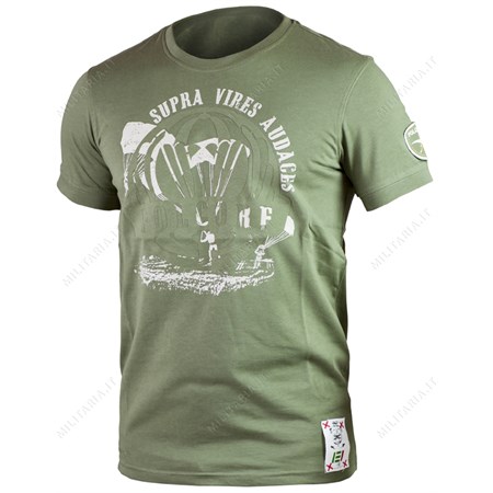  T-shirt Folgore Od Supra Vires Audaces  in Abbigliamento Militare