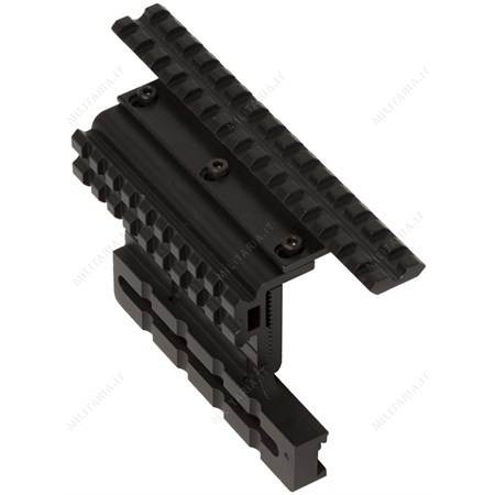 slitta doppia per ak in metallo