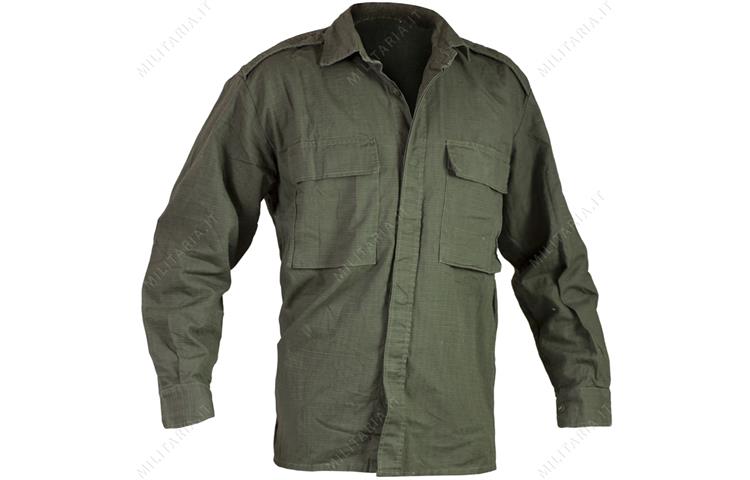  Camicia Croata Verde Manica Lunga Ripstop 