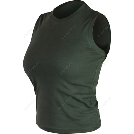 canotta da donna verde
