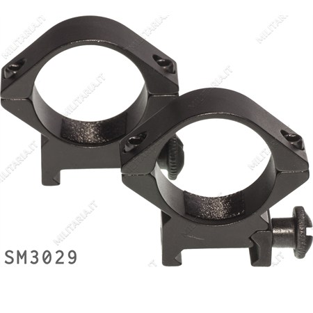 attacchi weaver bassi 30 mm