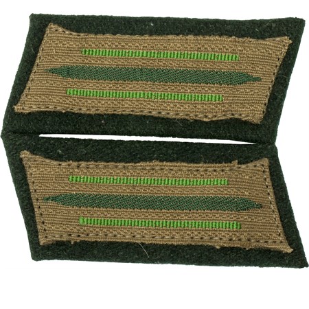 Mostrine da Colletto Tedesche Verde