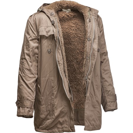  Parka Tedesco Moleskin con Imbottitura Usato  in Abbigliamento Militare