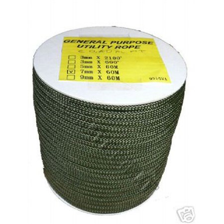 Cordino Verde Militare 7 Mm