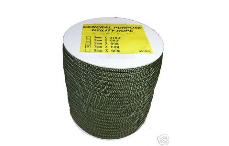  Cordino Verde Militare 7 Mm 