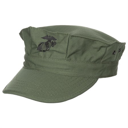  Cappello con Visiera Verde USMC  in Abbigliamento Militare