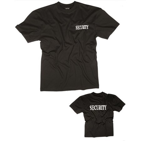 tshirt nera security
