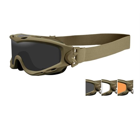  Maschera Wiley X Spear Nerve Goggle Tan  in Protezioni