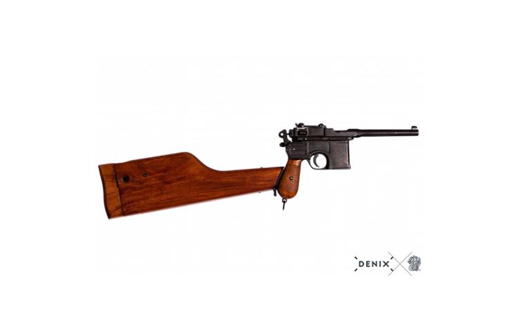 Denix Mauser C96 con Calcio in Legno Denix