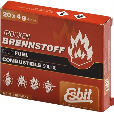 combustibile solido esbit 20 tavolette