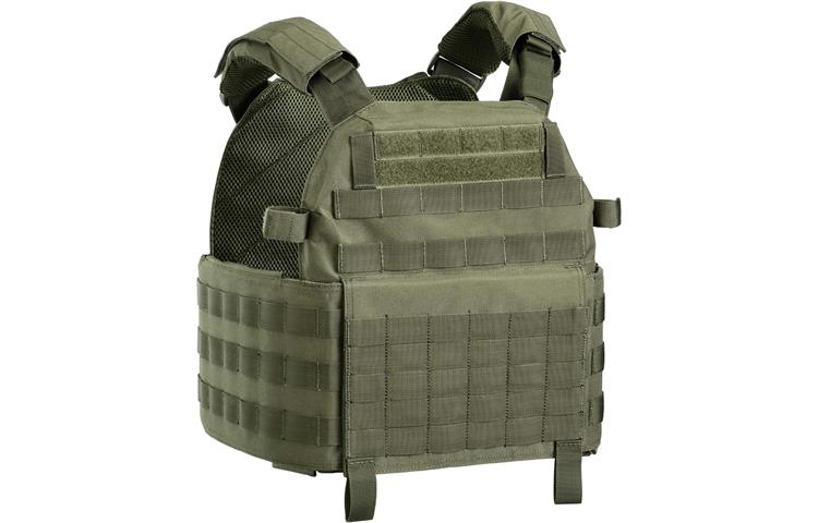  Gilet Tattico Outac Vest Carrier 1000D Poly Verde 