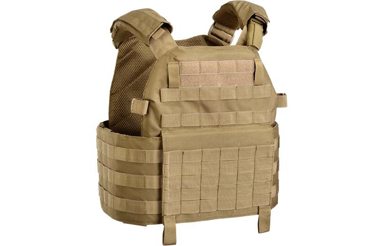  Gilet Tattico Outac Vest Carrier 1000D Poly Coyote 