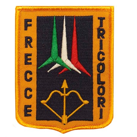 patch fondo nero frecce tricolori