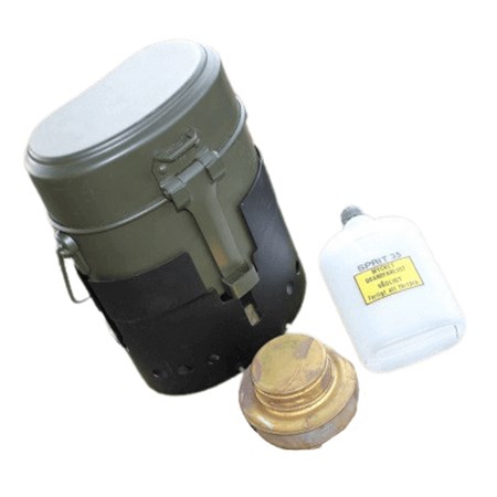 fornello parafiamma bottiglietta esercito svedese 1