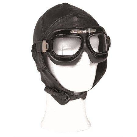 Cuffia In Cuoio Da Pilota Tedesco Luftwaffe