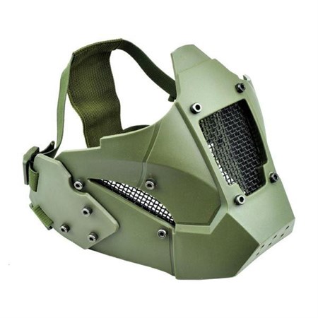  Maschera Iron Warrior Verde  in Protezioni