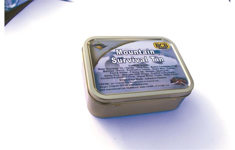 BCB Mountain Survival Tin BCB