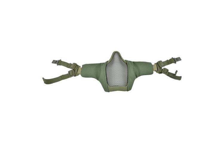  Maschera con Griglia in Metallo Wosport Verde 