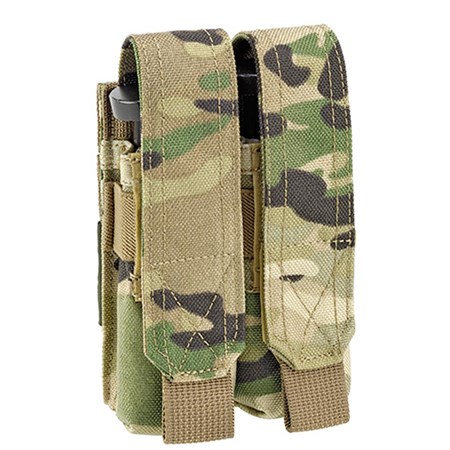 portacaricatori doppio per pistola multicam