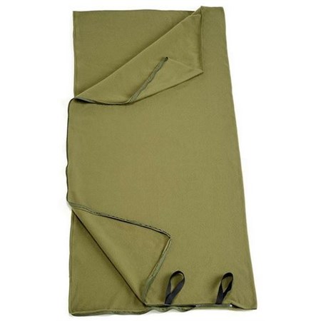 Sacco Letto in Pile Verde OD Nerg
