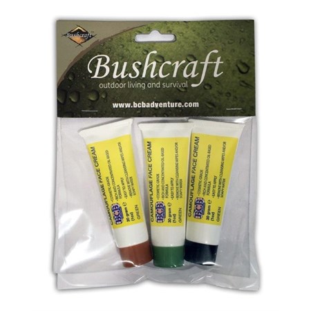 set tre pezzi di crema per camuffamento