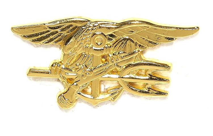  Spilla Militare US Navy Seals Oro 