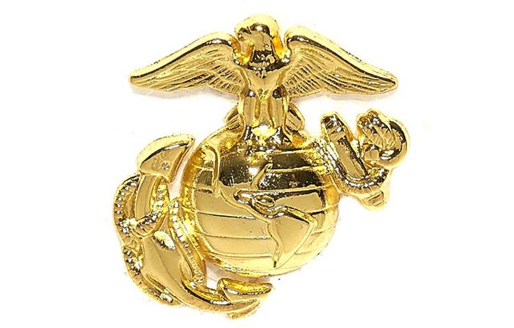  Emblema USMC Dorato Esercito Americano 