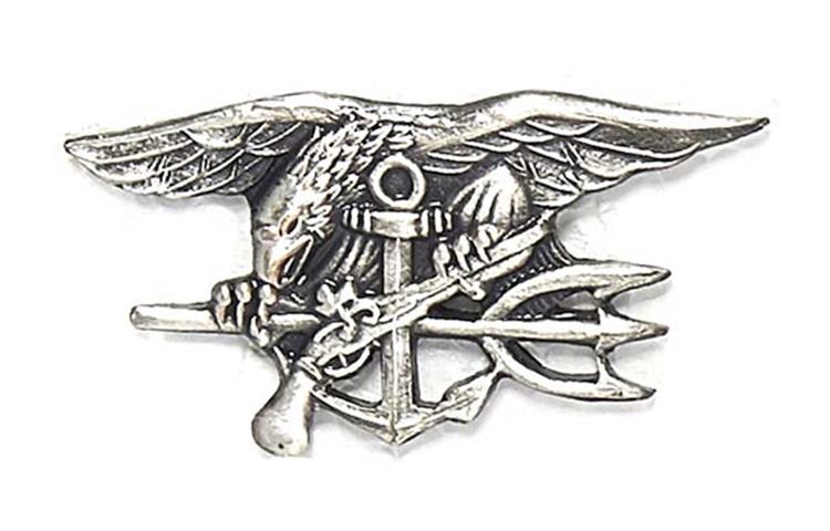  Spilla Navy Seal Argento 