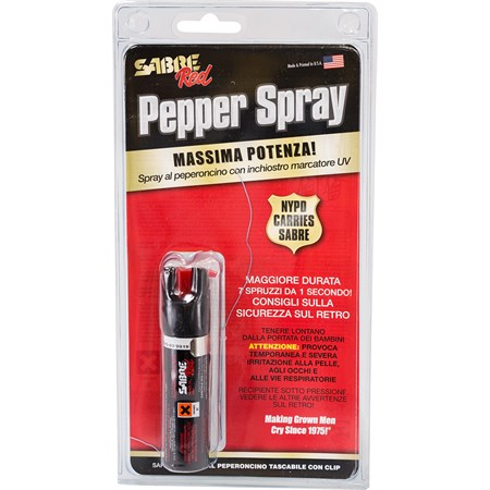 Spray Al Peperoncino Sabre Red  in Equipaggiamento