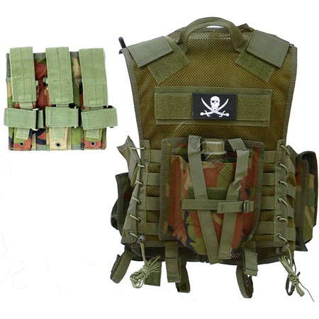 Gilet Tattico Woodland  in 