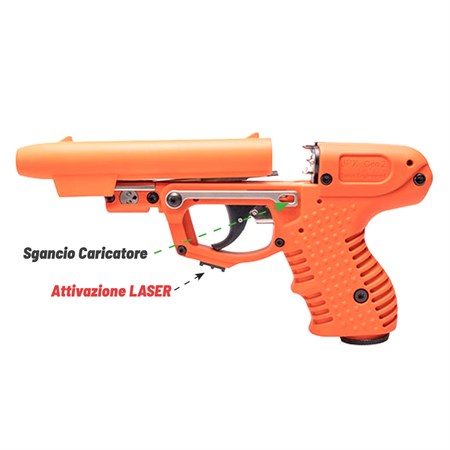 Pistola da Autodifesa JPX Jet Protector con Laser  in Equipaggiamento