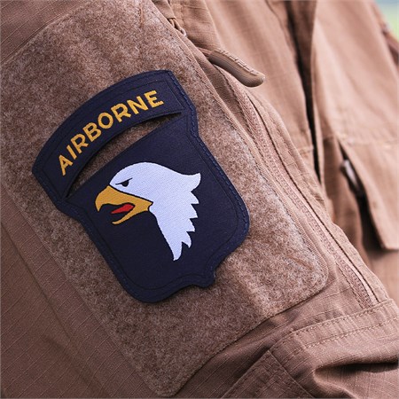 Patch Airborne Nera  in Equipaggiamento