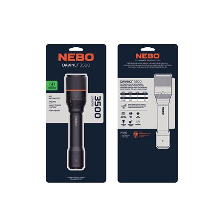 Torcia Nebo Davinci Ricaricabile 3500 Lm  in Outdoor