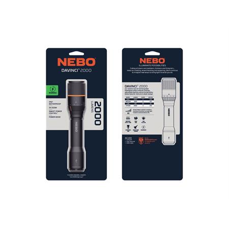 Torcia Nebo Davinci Ricaricabile 2000 Lm  in Outdoor
