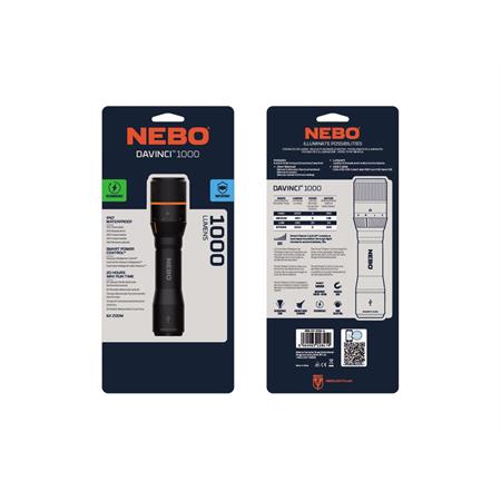 Torcia Nebo Davinci Ricaricabile 1500 Lm  in Outdoor