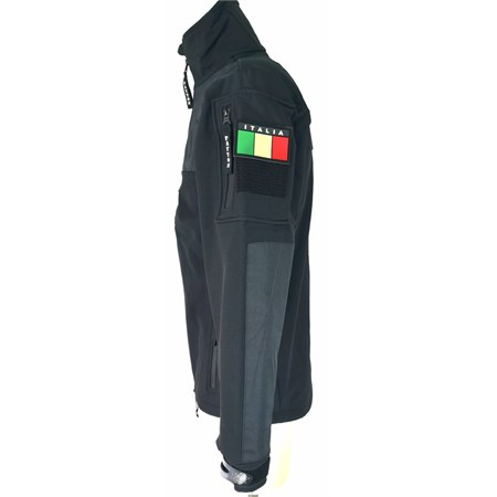 Soft Shell Tattico Nero Patton  in Equipaggiamento