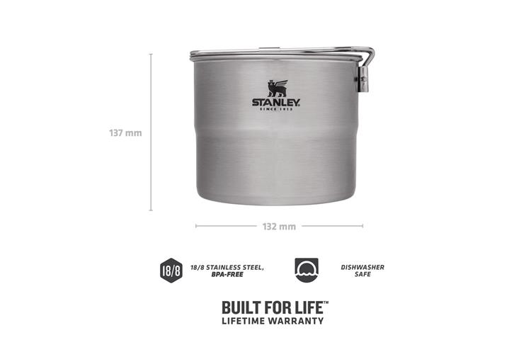 Set Da Cucina Da Campeggio Per 2 Persone - 8 Pezzi: Pentola, Padella, Posate - Foto 4